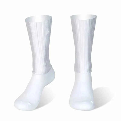 Socks Aero Anti Slip Silicone Summer Whiteline Cycling Socks Men Bicycle Sport Running Bike Socks Calcetines Ciclismo