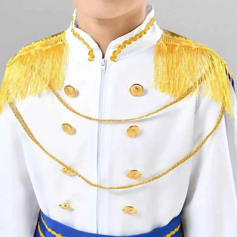 Boys King Carnival Costume 7 Piece – Royal Prince Outfit