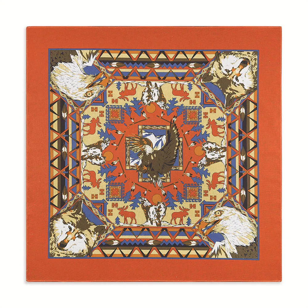 High Quality Skull Chimpanzees Print Cashew Hip Hop Cotton Square Bandana Scarf Riding Headband Paisley Gifts For Men Unisex