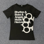 Baby Tees Y2k Kitty Women's Cropped Grunge Clothes Crop Top Women Anime Girl 90s Clothes Vintage Aesthetic Clothing Kpop Goth