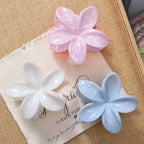 3Pcs/18Pcs Egg Flower Hair Clips Gradient Candy Color Flowers Suitable for Daily Backcombed Ponytail Shark Clip Hair Accessories