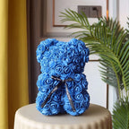 Artificial Flower Eternal Rose Teddy Bear for Mom Mother's Day Birthday Valentine's Day Anniversary Gifts &Artificial Room Decor