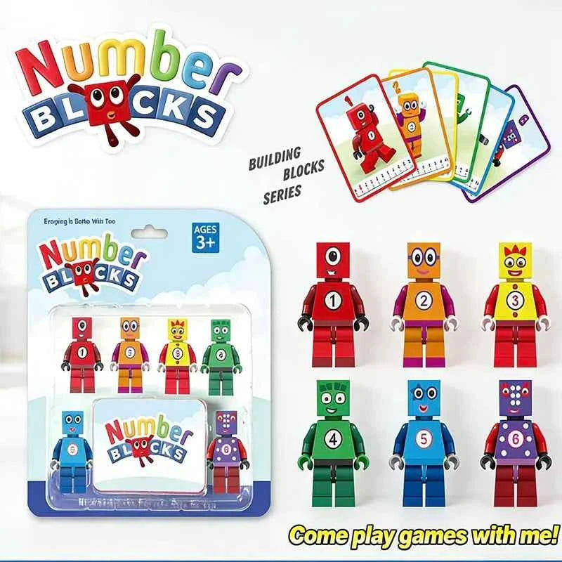 Number Blocks Assembly Educational Math Learning Toy Set