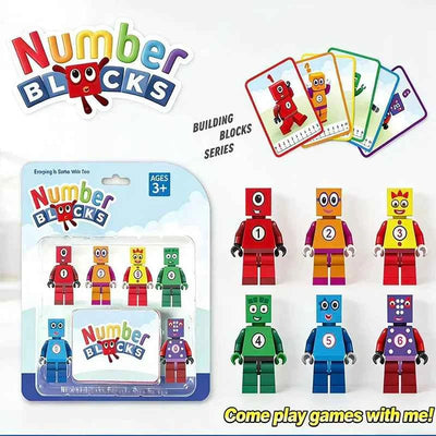 Number Blocks Assembly Educational Math Learning Toy Set