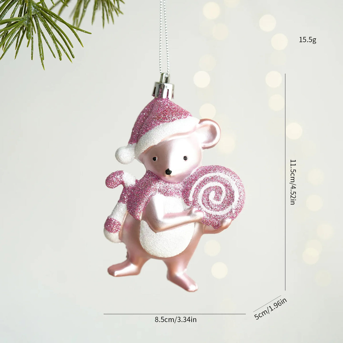 Christmas Atmosphere Balloon Dog Small Pendant Christmas Tree Snowflake House Pendant Small Ornament Wreath Accessory