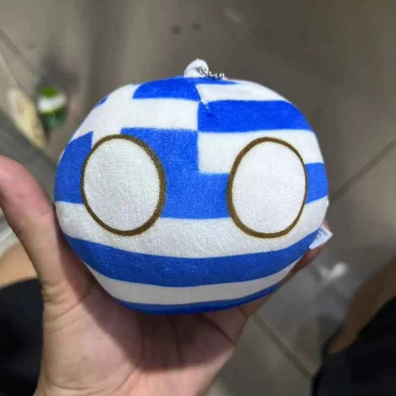 70 styles 10cm Country Ball Plush Toys Polandball Pendant Country Balls Countryball Stuffed Doll Toy Christmas Gift for Kids