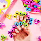 6 Pcs Fun Hand Pulled LED Light Up Flywheel Toys Children's Day Party Birthday Guest Gift Pinata Filler Kindergarten Gift Prize