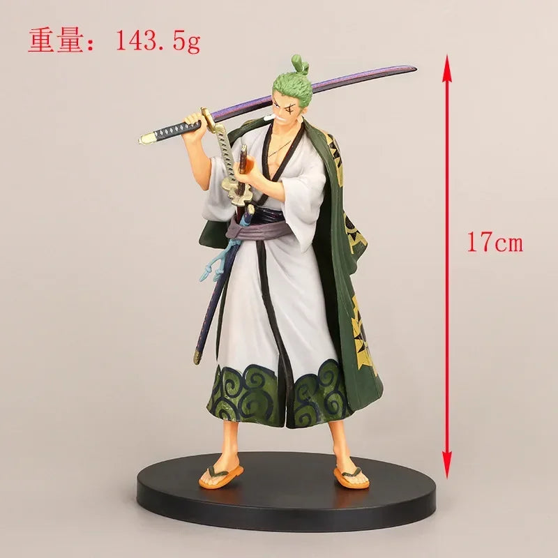 One Piece Anime Figures 18CM – Luffy, Zoro, Chopper & Nami