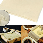 2PCS Cotton Steamer Cloth for Soy Milk Filtering and Food Steaming