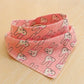 Soft Cotton Bandana for Dogs - Christmas Dog Neckerchief