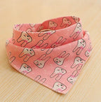 Soft Cotton Bandana for Dogs - Christmas Dog Neckerchief