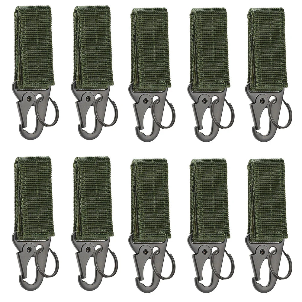 Tactical MOLLE Hanging Buckle Carabiner Clip for Outdoor Gear