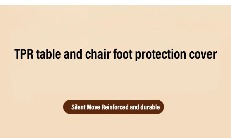 Thicked Chair Leg Floor Protector Silicone Anti-Slip Furniture Pads Wear-resistant Table Leg Cover Scratch-proof Floor Protector