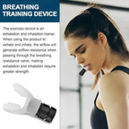 Portable Lung Breathing Exerciser Adjustable Resistance Respiratory Trainer