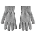 Women Gloves Knitted Solid Autumn Winter Hand Warmer Thicken Lining Skiing Short Wrist Female Full Fingered Mittens