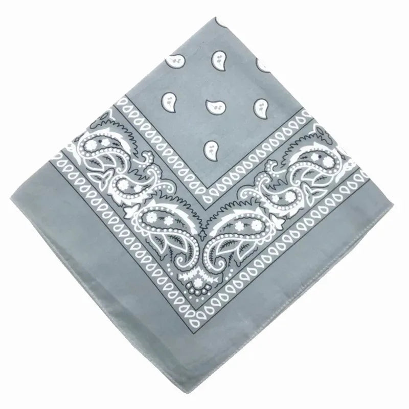 1/2/3/5PCs Unisex men women bandana hairband cowboy mens biker sports headwear wrist hairwrap single head wrap scarf