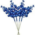 Glitter Artificial Flowers Berry Bouquet Christmas Decoration Xmas Tree Ornaments for Home Decor New Year Gift Accessory