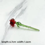 Tulip Glass Ornament Simulated Flower Bouquet Gift Healing Series Girlfriend Life Is One Thousand Times Spring and Bright