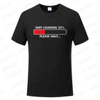 Huge Fart Loading Men's T-shirt Humor Tee Joke Gag Tshirt for Dad Gifts Guys Male Clothes Short Sleeve Tees Funny Graphic Tops