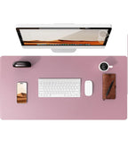 Large PU Leather Desk Pad – Non-Slip Office Mouse Pad & Desk Protector for Laptop, Keyboard, and Workstation