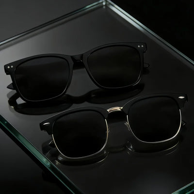 2PCS Y2K Retro UV400 Fashion Sunglasses for Women & Men