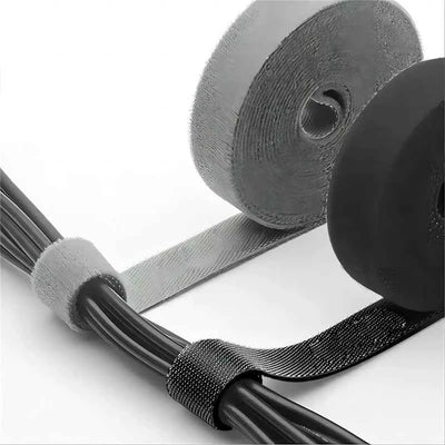 5M Hook and Loop Fastener Cable Organizer Cable Ties Wire Winder Keeper USB Cables Management Protector Earphone Mouse Cord Ties