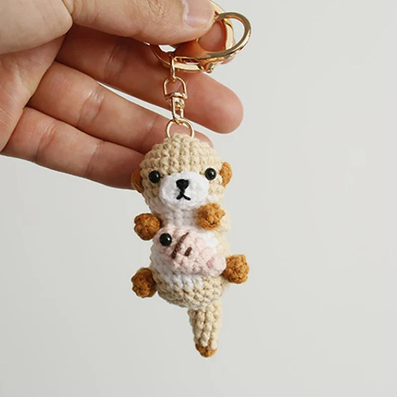 Ocean Animal Crochet Keychain Tropical Fish Bag Charm