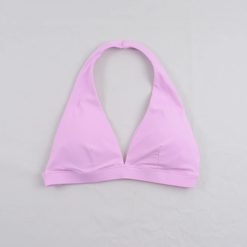 Women's V-neck Hanging Neck Cool Yoga Underwear Fitness Running Breathable Sexy Bra