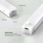 Wireless LED Night Light Rechargeable Magnetic Sensor Light Closet Kitchen Bedroom Stair Sensor Light Home Decor Wall Lamp