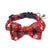 Pet Breakaway Cat Collar Bow Tie & Bell – Christmas Plaid