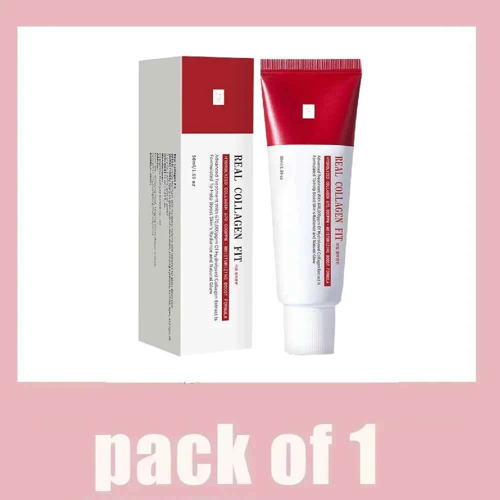 Real Collagen Fit, Collagen Wrapping Mask, Collagen 670,000ppm, Peel Off Facial Mask for elasticity, Hydrating, Glow, Glass Skin
