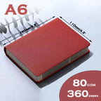 Notebooks A6 360P Lined/Blank Page Diary Planner Journal Notepad Stationery For Office School Supplies Bullet Sketch Agenda 2025