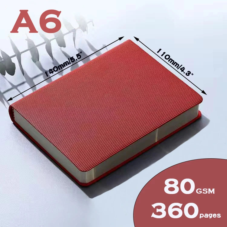 Notebooks A6 360P Lined/Blank Page Diary Planner Journal Notepad Stationery For Office School Supplies Bullet Sketch Agenda 2025