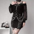 Women Sexy Body Chest Chain Jewelry  Waist Belt Belly Chains Festival Fashion Jewelry for Women Gothic Accessories