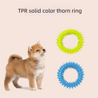 Pet Chew Toy Soft Rubber Bite-resistance Bone Shape Teeth Grinding Chewing Toys for Small Dogs Training Pet Supplies