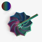 3D Printed Star Ornaments With Handle Fingertip Decompression Toy Polygons Suitable For Home Office