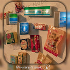 Osaka Japan Travel Souvenir Mini Cute Light-up Convenience Store Refrigerator Magnet Unique Home Decoration