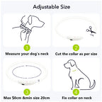 USB Rechargeable Luminous Collar Adjustable Led Glowing Dog Collar for Large Small Dogs Cat Night Light Collar Pet Safety Harnes - WTN Essentials 