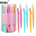 30 Pcs Eyebrow Razor For Women, Multipurpose Exfoliating Dermaplaning Tools And Facial Razor With Precision Cover,Safety Beauty