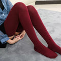 Women's Sexy Soild Color Long Stockings Women over Knee Thigh High over the Knee Stockings Lolita Ladies Warm Knee Socks