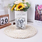 12pcs New Plastic Christmas Hanging Ornaments Star Shaped Glittering Xmas Tree Pendant Party Supplies DIY Festival Decorations