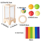 Montessori Wooden Stick Board Game Parent Child Educational Toy