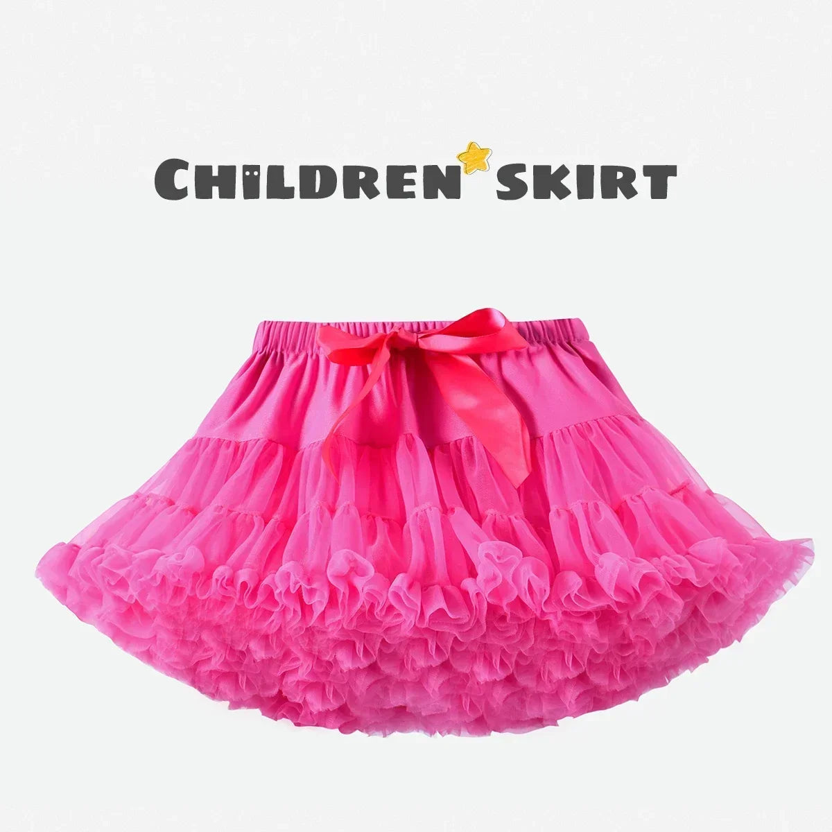 Baby Girls Tutu Fluffy Skirt Toddler Princess Ballet Dance Tulle Mesh Skirt Kids Cake Skirt Cute Girls Clothes Pettiskirt Skirt