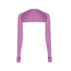 One-piece Ultra-thin Shawl Arm Sleeves Ice Silk Long Gloves Breathable Sun Protection Anti UV Hand Cover Warmer Outdoor Sports