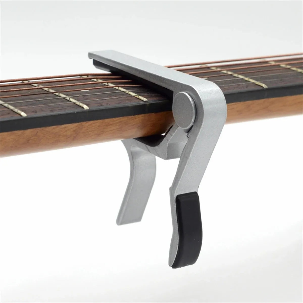High Quality Aluminium Alloy Guitar Capo Guitar Accessories Quick Change Clamp Key Acoustic Classic Tone Adjusting Guitar Parts