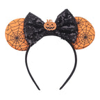 2026 Latest Halloween Cobweb Ears Headband Women Festival DIY Mouse Hairband Kids Party Villains Cosplay DIY Hair Accessories