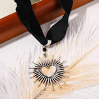 Gothic Vampire Cameo Pendant Choker Velvet Necklace for Women Fashion Pagan Witchcraft Jewelry Female Gifts Creative Punk Choker