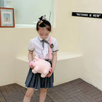 Piglet Plush Bag for Girl Korean Version Large Capacity Lady Shoulder Bag Cartoon Ins Cute Doll Messenger Bag Handbags Crossbody