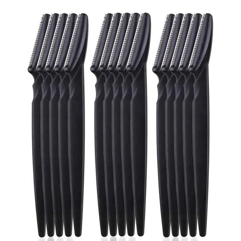 5/10/15Pcs Eyebrow Trimmer Makeup Tools Safe Eye Brow Razor Face Body Hair Removal Shaver Blades Woman Eyebrows Shaping Knife