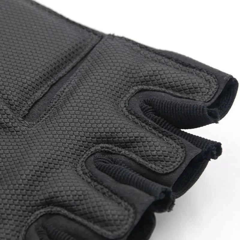 Outdoor  Fingerless Gloves Hard Knuckle Paintball Airsoft Hunting Combat Riding Hiking  Half Finger Gloves